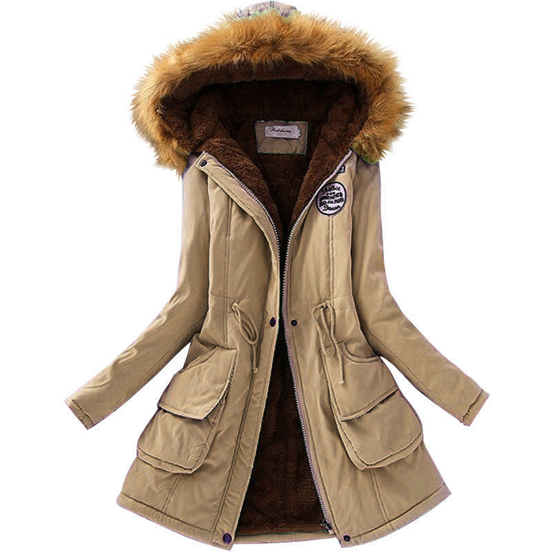 Online discount shop Australia - Jacket Women Faux Fur Collar Womens Coats Long Down Parka Hoodies Parkas Warmer Classical Jackets