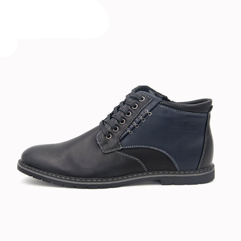 Online discount shop Australia - Men Shoes Boots Casual Fashion High-Cut Lace-up Warm Hombre #YM86901BU