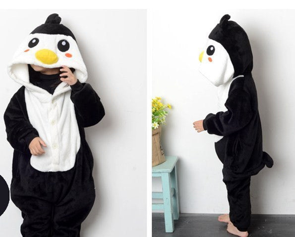 Online discount shop Australia - 20 Style 2-11Y Girls Boys Children Flannel Animal pajamas Kid Clothes Cute pyjamas Hooded Romper Sleepwear Without Shoes