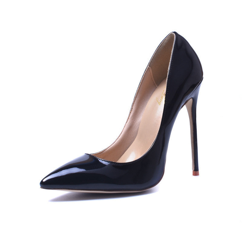 1947 womens Styl-eez black high heel shoes vintage fashion art color ad |  eBay