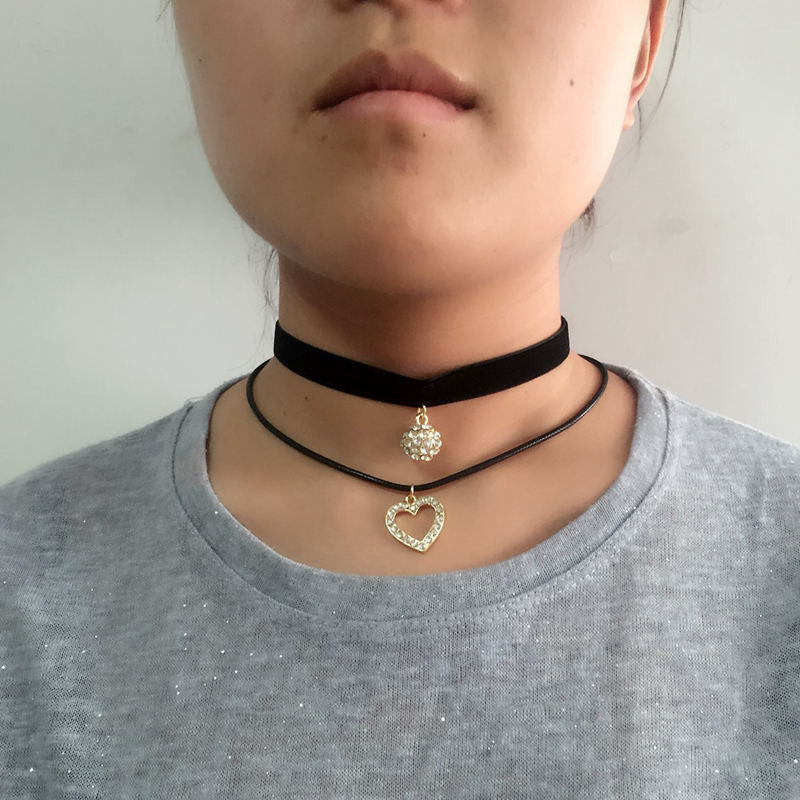 Online discount shop Australia - 3 Style Trendy Black Lace Choker Collier Ethnique Women Accessories Gothic Net Crystal Crown Choker Necklace Collar Jewelry