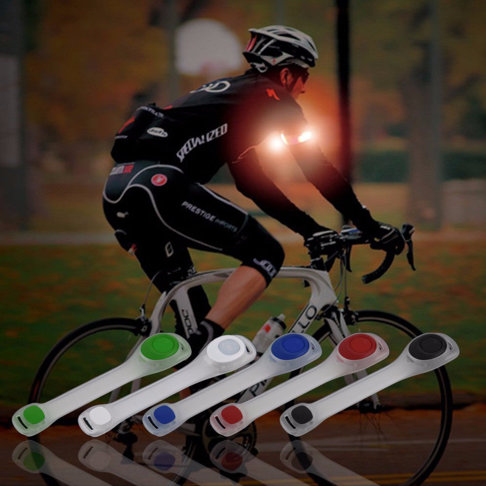 Reflective Safety Belt Arm Strap Night Cycling Running LED Armband Light