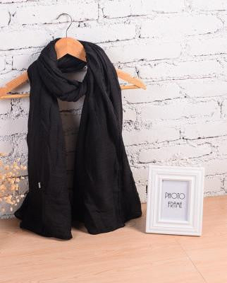 scarf womens scarves women scarfs luxury brand ladies hijab cotton/linen Solid woman silk shawls shawl warm stoles