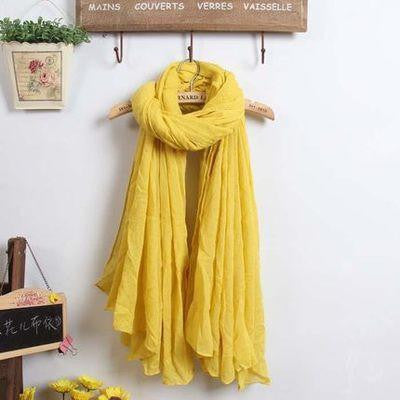 scarf womens scarves women scarfs luxury brand ladies hijab cotton/linen Solid woman silk shawls shawl warm stoles