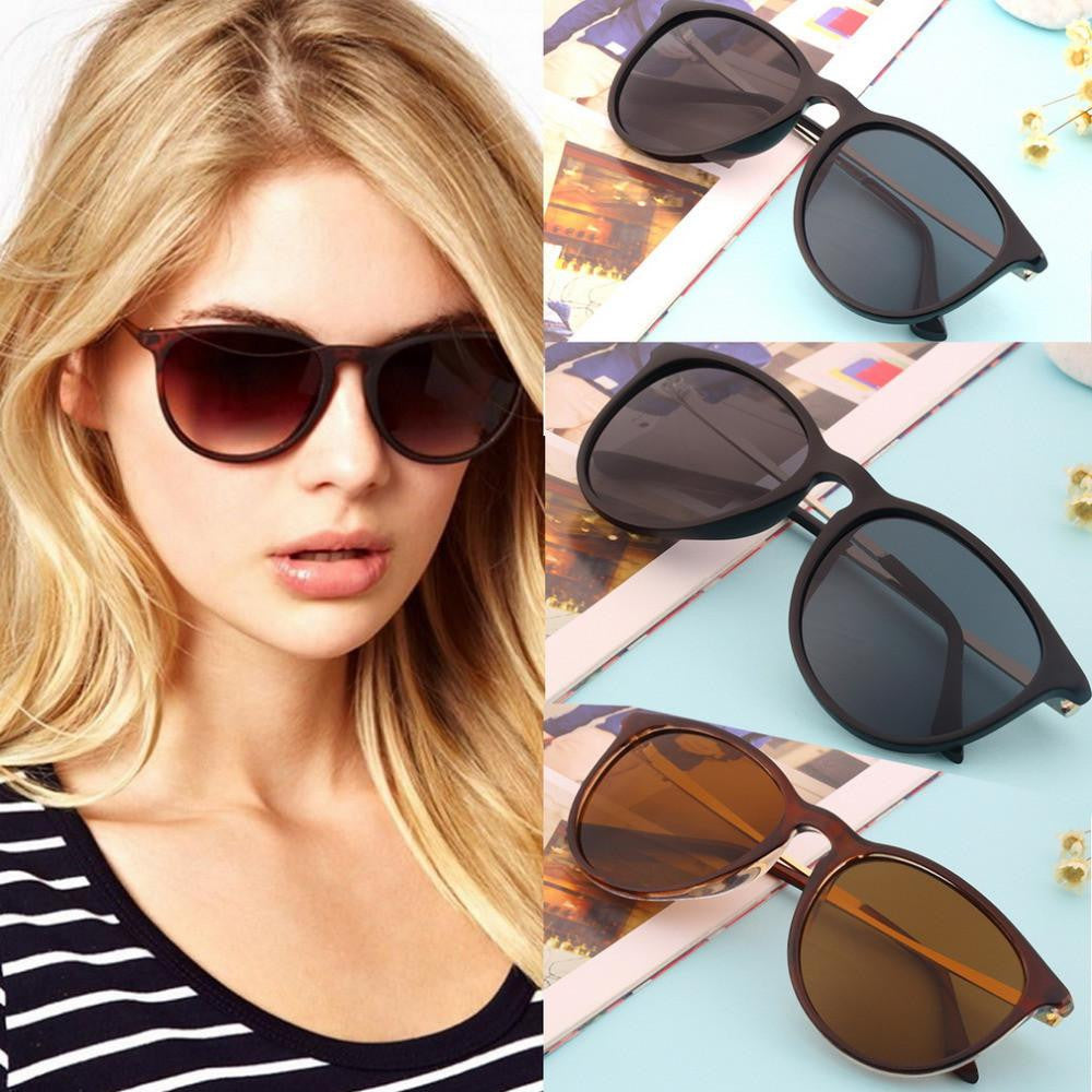 Style vintage sunglasses women brand designer sun glasses lunette de soleil Cat Eye Round Glasses Metal Frame Sunglasses