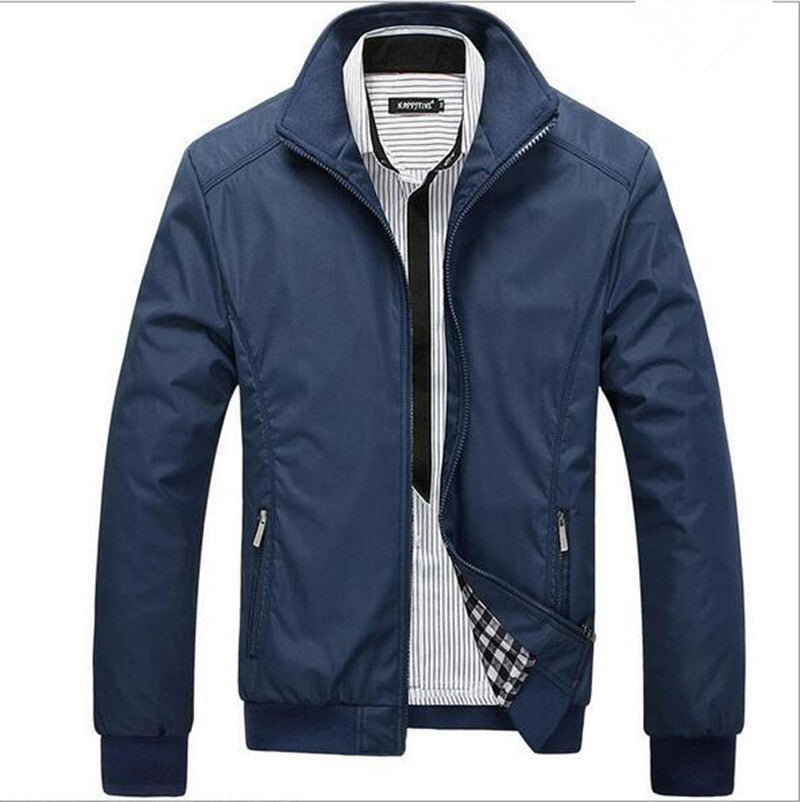 Online discount shop Australia - Men Jacket Fashion Casual Loose Mens Jacket Bomber Jacket Mens jackets and Coats Plus Size M-5XL 3Colors