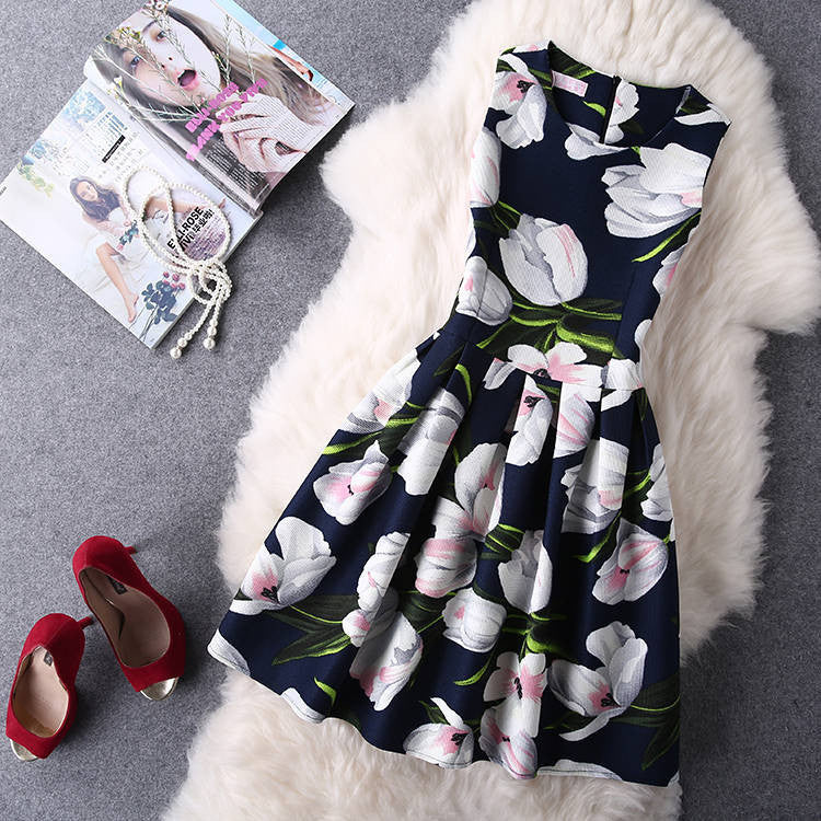 Online discount shop Australia - Dress Plus Size Women Clothing Sleeveless Casual Dress for Women Elegant Party Dresses Female