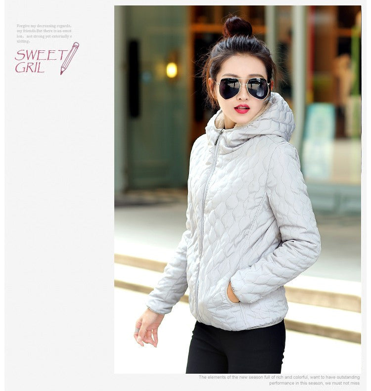 Online discount shop Australia - Jacket Women new  Coat Slim Short Snow Wear Wadded Jacket Female Cotton-Padded Jacket Outerwear