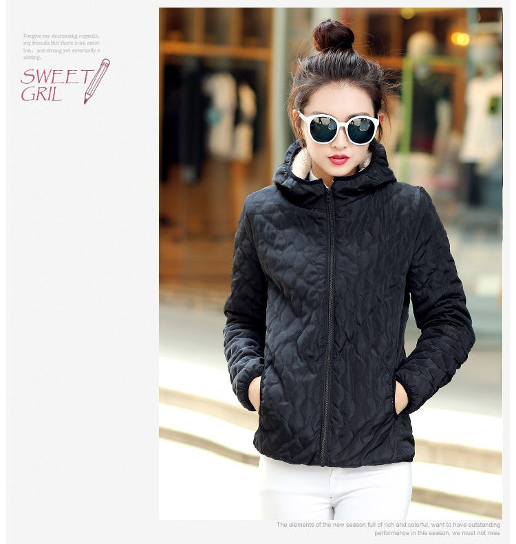 Online discount shop Australia - Jacket Women new  Coat Slim Short Snow Wear Wadded Jacket Female Cotton-Padded Jacket Outerwear