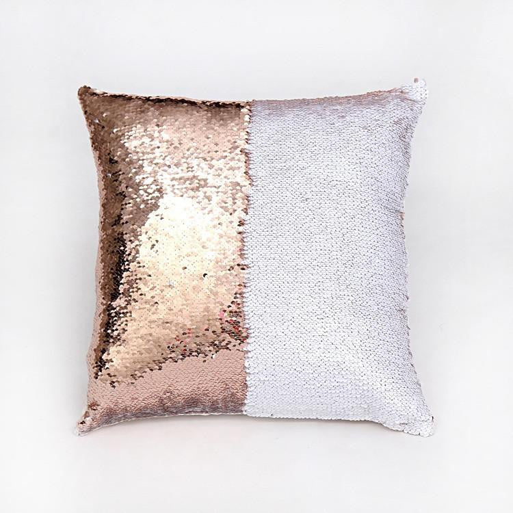 two tone sequins throw pillows and covers continental mermaid decorative pillow cushion case sofa car DIY case