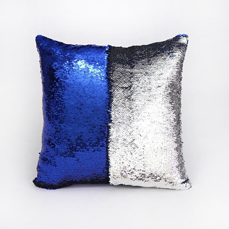 two tone sequins throw pillows and covers continental mermaid decorative pillow cushion case sofa car DIY case