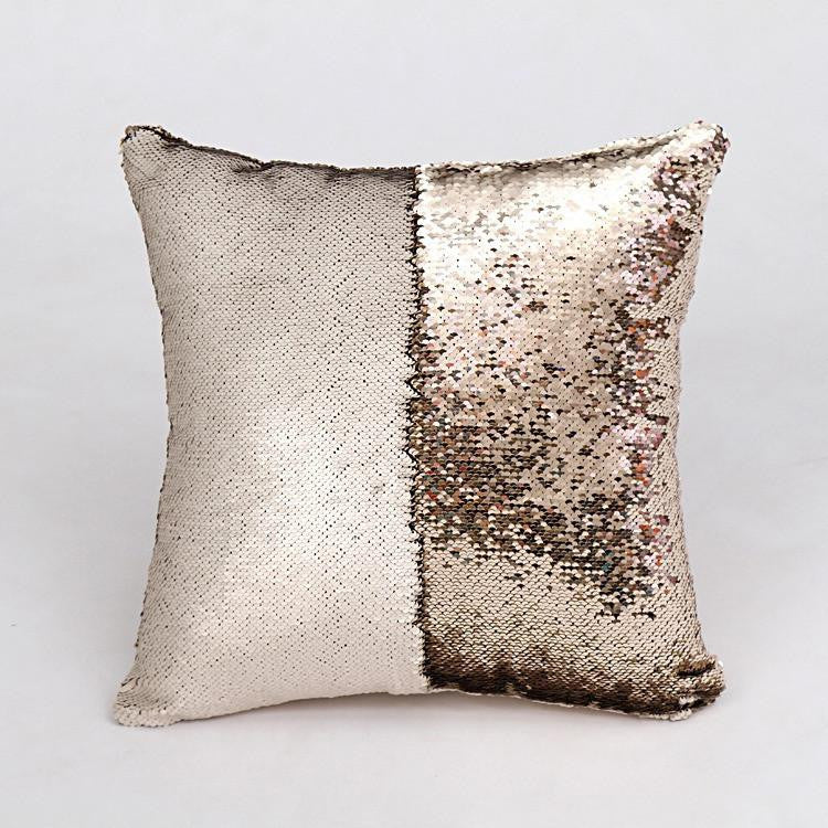 two tone sequins throw pillows and covers continental mermaid decorative pillow cushion case sofa car DIY case