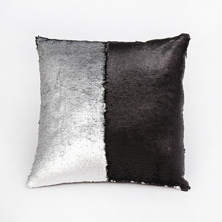 two tone sequins throw pillows and covers continental mermaid decorative pillow cushion case sofa car DIY case