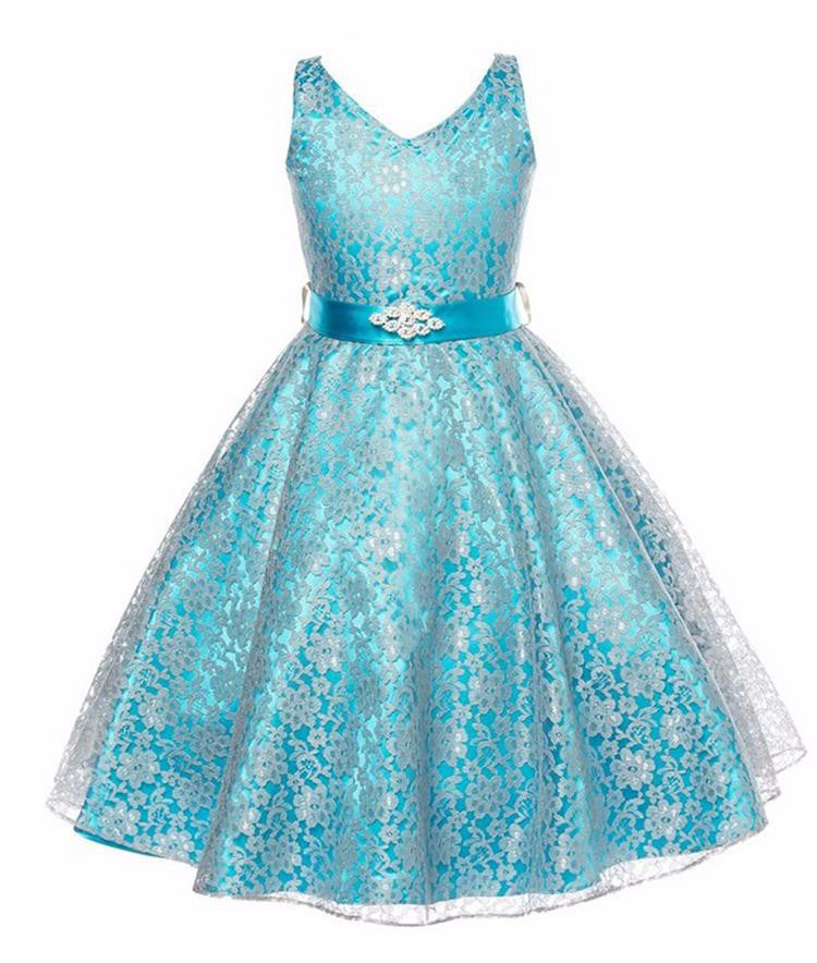 Online discount shop Australia - Girls party dress new designer children teenagers prom ceremonies gowns dresses birthday princess dress 12 years