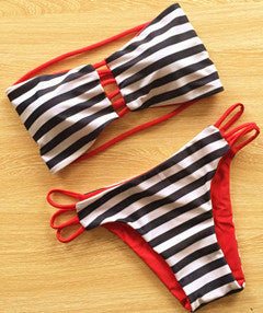 Online discount shop Australia - Hot Women's Swimsuit Swimwear Lady Sexy Bra Beachwear Bandage Push-up Bikini Set Brazilian Biquinis