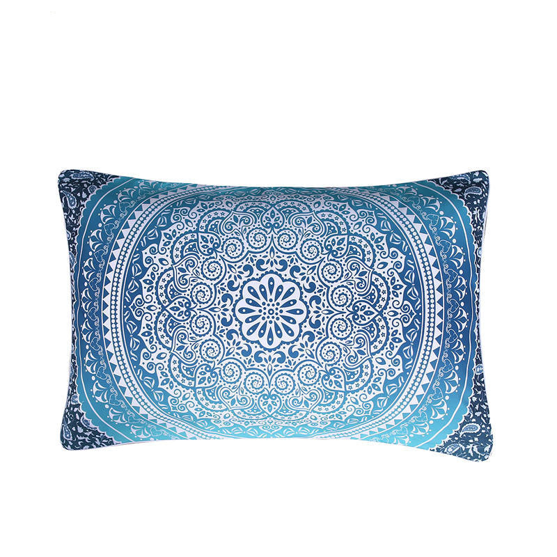 Online discount shop Australia - Moonlight Pillow Case Bohemia Design Dark Blue Decorative Pillowcase 1Pc 50x75cm/50x90cm Bedding Berserk