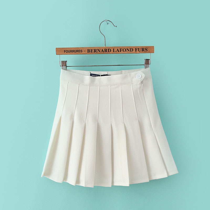 Pleated Skirt High Waist Ball Mini Skirt sexy plus size Skirts