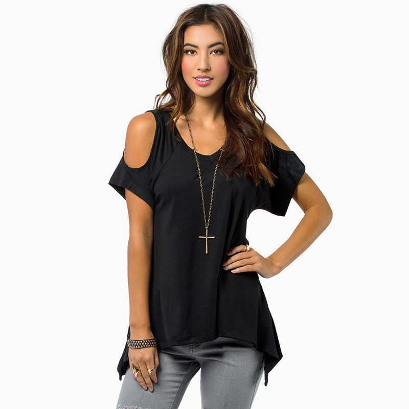 Online discount shop Australia - American Apparel Off Shoulder Tops For Women  Short Sleeve Tshirt Womens Tops Fashion Vetement