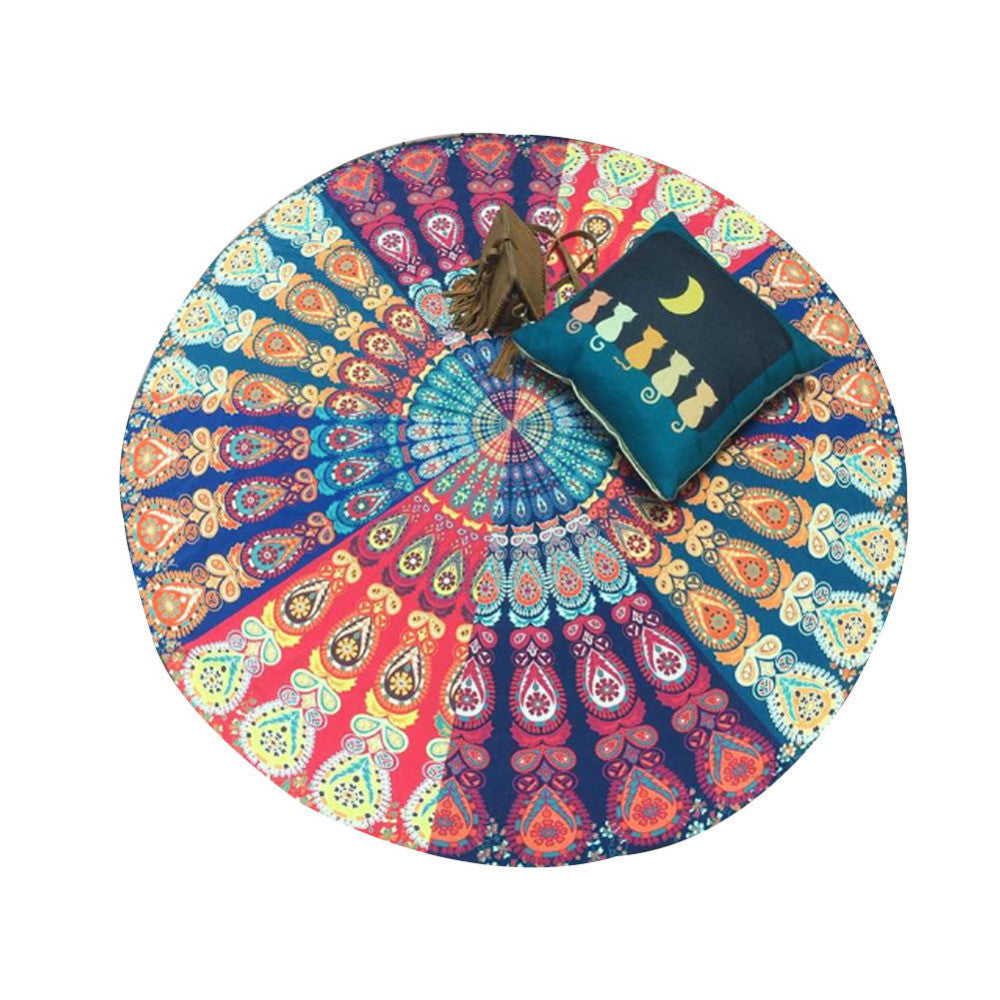 Online discount shop Australia - Large Indian Mandala Tapestry Wall Hanging Boho Printed Beach Throw Towel Yoga Mat Table Cloth Bedding Home Decor