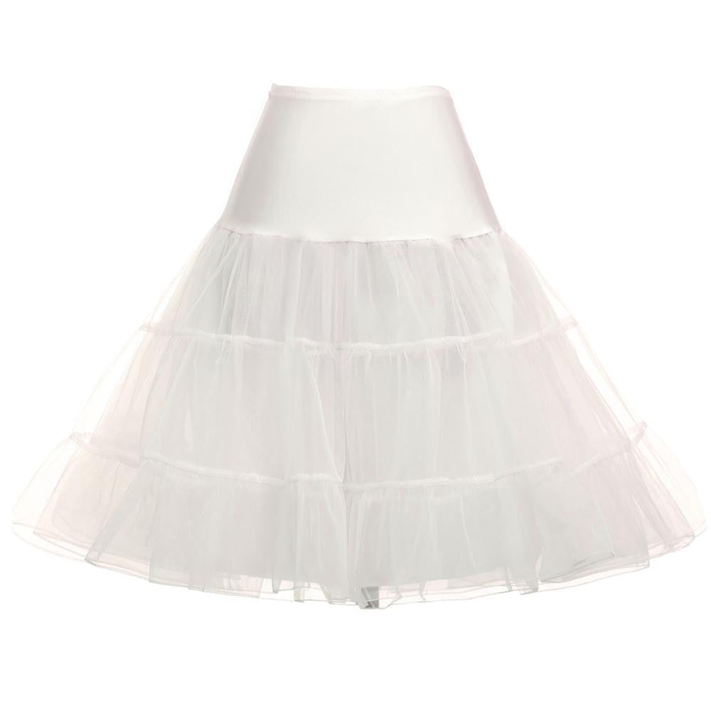 Tutu Skirt Silps swing Rockabilly Petticoat Underskirt Crinoline fluffy pettiskirt for Wedding Bridal Retro Vintage Women Gown