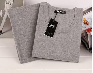 Online discount shop Australia - Best quality brand Gray men Thermal underwear cashmere o-neck long johns pantalon termico 23hfx