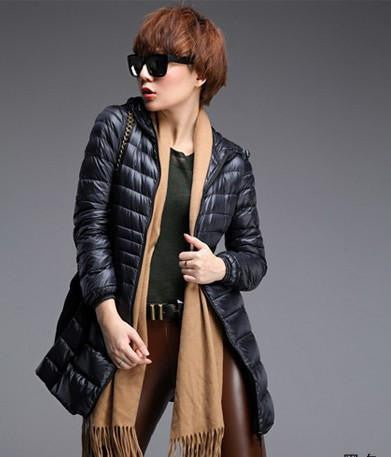Women Coat Jacket Women 90% Duck Down Outwear Lady Parka Ultra-light Long Elegant Outwear Fashion Down Parka