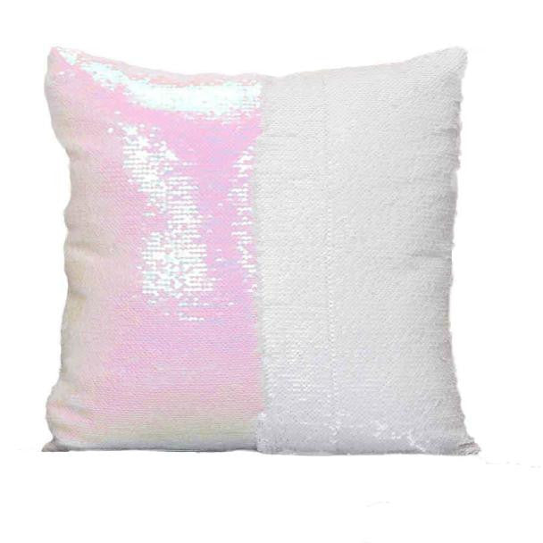 Online discount shop Australia - Household DIY Two Tone Glitter Sequins Throw Pillows Decorative Pillow Covers Sofa Bed