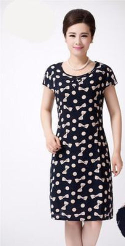 XL-5XL Vestidos Summer Style Plus Size Women Dress Vintage Printed Brand Flower Print Dress Long Casual Beach Dress