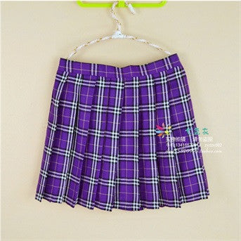 Online discount shop Australia - Kawaii Campus style Women's Uniforms Skirt For Women Students High Quality High waist Plaid pleated skirts