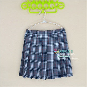 Online discount shop Australia - Kawaii Campus style Women's Uniforms Skirt For Women Students High Quality High waist Plaid pleated skirts