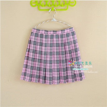 Online discount shop Australia - Kawaii Campus style Women's Uniforms Skirt For Women Students High Quality High waist Plaid pleated skirts