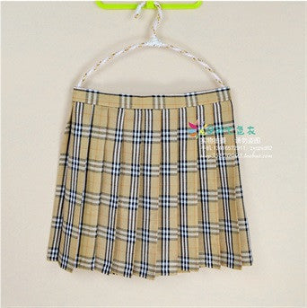 Online discount shop Australia - Kawaii Campus style Women's Uniforms Skirt For Women Students High Quality High waist Plaid pleated skirts