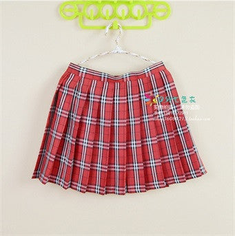 Online discount shop Australia - Kawaii Campus style Women's Uniforms Skirt For Women Students High Quality High waist Plaid pleated skirts