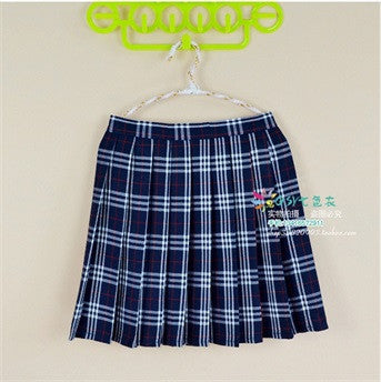 Online discount shop Australia - Kawaii Campus style Women's Uniforms Skirt For Women Students High Quality High waist Plaid pleated skirts