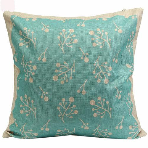 Vintage Geometric Flower Cotton Linen Throw Pillow Case Cushion Cover Home A6UL