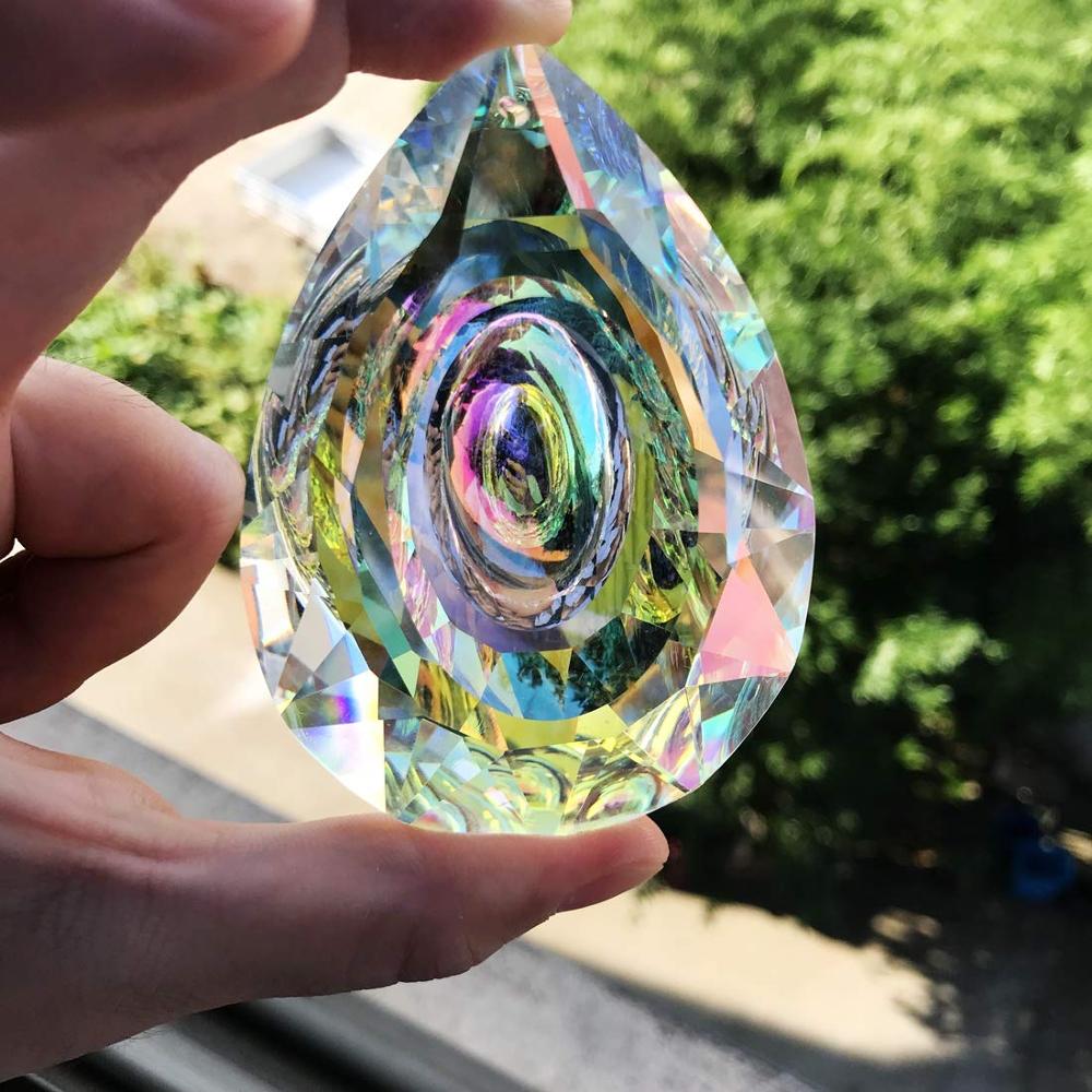 Hanging Crystals Prism Suncatcher for Windows Decoration Chandelier Parts DIY Home Wedding Decor Accessories