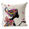 Online discount shop Australia - Charming Pattern Cushion Covers Cotton Linen Fashion Cushion Covers Decorative Chair Waist Squre Throw Pillow Cover Home Decor