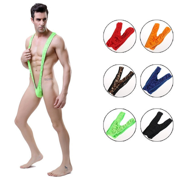 Popular Best Men Sexy Borat Mankini Costume Swimsuit Swimwear Thong 22