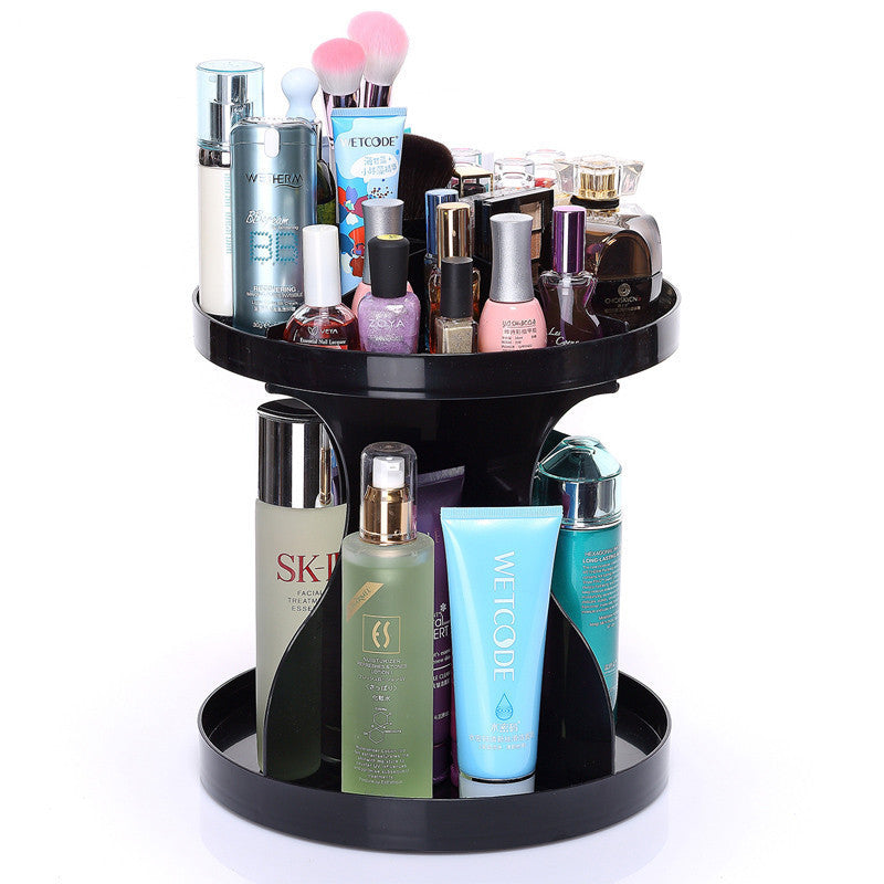 Online discount shop Australia - Fashion Rotating cosmetic box for Skincare bathroom makeup storage Dresser cosmetic organizer Desktop Storage Box rack rotation