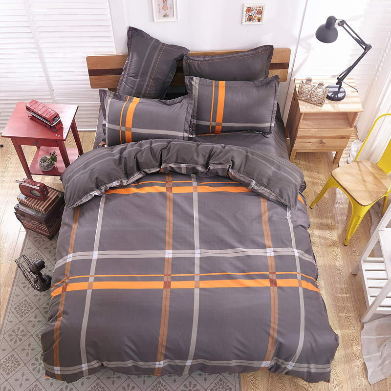 Online discount shop Australia - Bedding Sets Blue feather plus Cotton quilt/Duvet Cover Bed Sheet pillowcase 3/4 pcs Home bedding Queen Full Twin Size