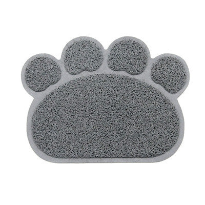 Online discount shop Australia - 30x40cm Cute Waterproof PVC Dog Paw Shape Pet Table Mats Pet Placemat Feeding Dish Bowl Table Pet Supplies