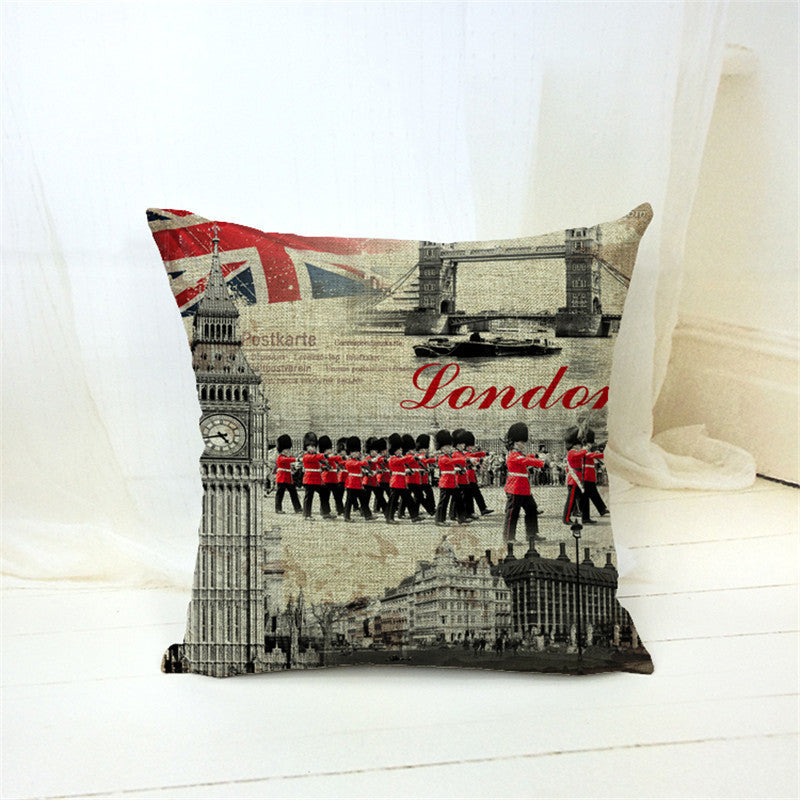 Online discount shop Australia - Fashion Decorative Cushions London Style Throw Pillows Car Home Decor Cushion Decor