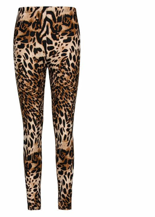 Leggings Womens Leopard Leggings Print Skinny Pants High Elastic stretch pants female geometric jeans leggins