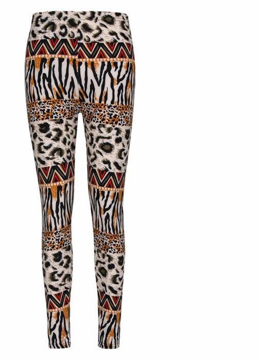 Leggings Womens Leopard Leggings Print Skinny Pants High Elastic stretch pants female geometric jeans leggins