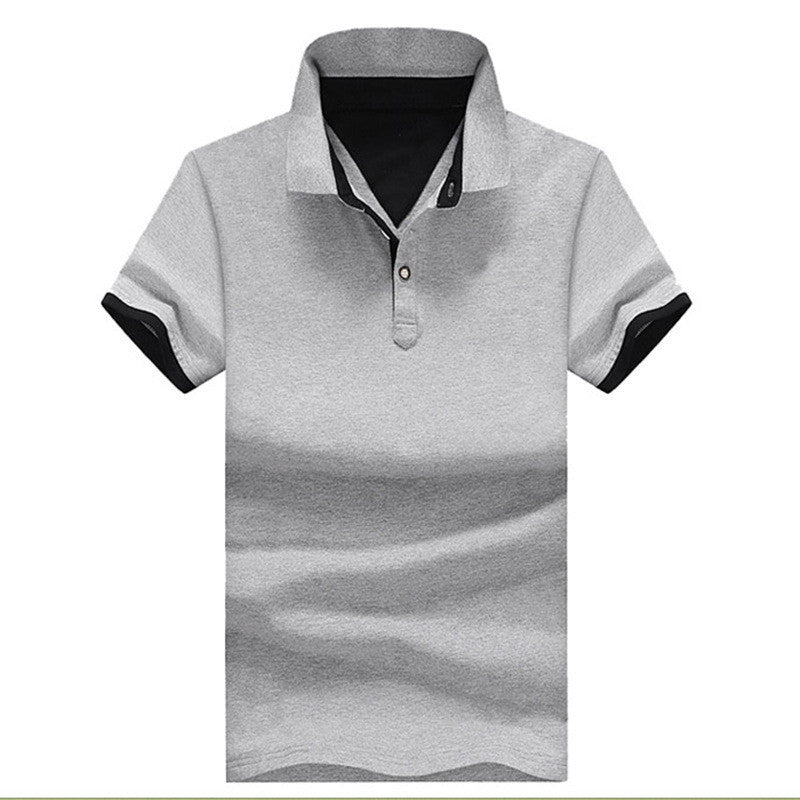 Online discount shop Australia - Mens Polo Shirts solid male breathable shirts 95%cotton slim Short Sleeve polos camisa polo homme plus size 3XL 4XL