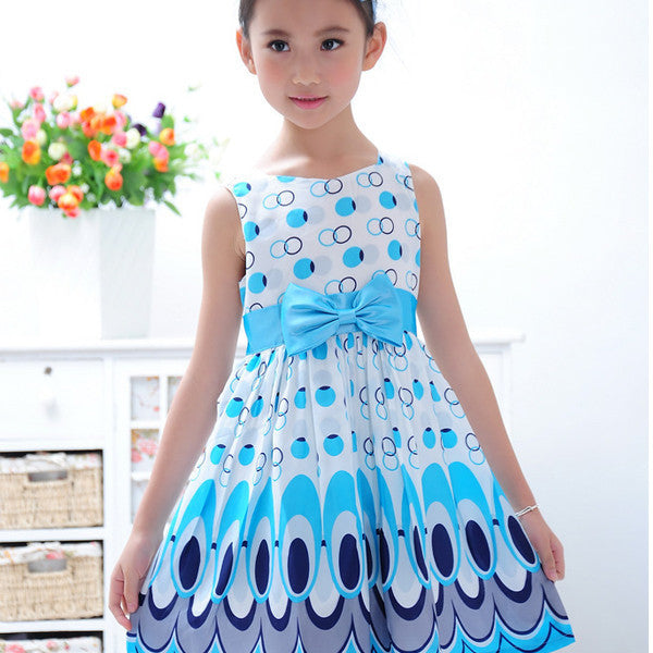 Online discount shop Australia - cotton Blend +Polyester Girls Kids girl dress Princess Bow Tutu Dress One Piece Tops Pageant Tulle shaqun 2-7 years