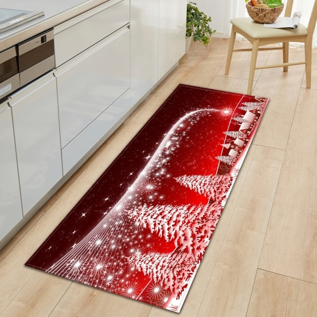 modern Kitchen Mat Long Strip Bedroom Entrance Doormat 3D Pattern Home Floor Decoration Living Room Carpet Bathroom Non-Slip Rug