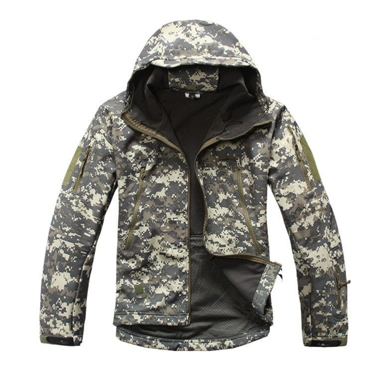 Online discount shop Australia - Lurker Shark Skin Soft Shell V4 Outdoors Military Tactical Jacket Men Waterproof Windproof Coat Hunter Camouflage Army Clothing