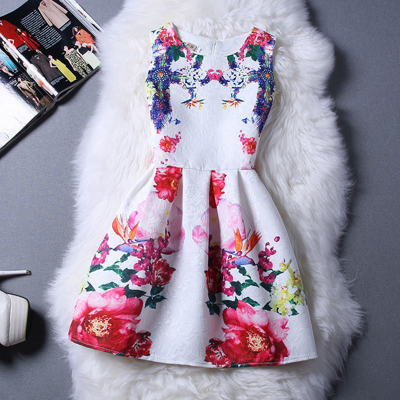 Online discount shop Australia - Flower Toddler Girl Dress for Girls Clothes kids Dresses Size 6 Casual wear Princess Tutut dress Children Clothing