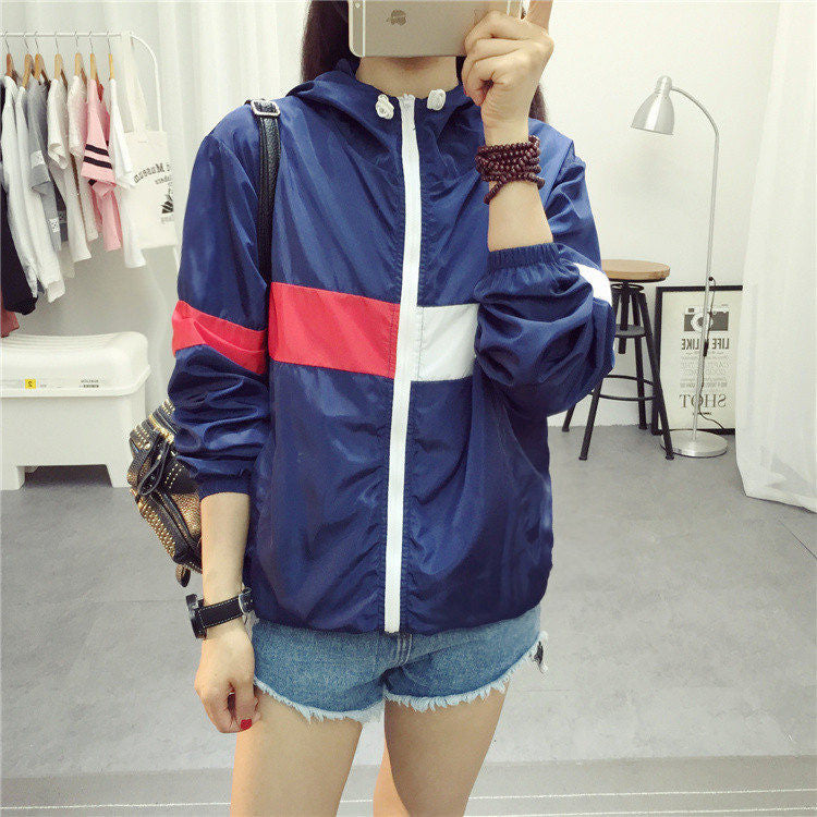 Online discount shop Australia - Jackets Women New Jacket Women's Hooded Women Jacket Fashion Thin Windbreaker Men Outwear Women Coat